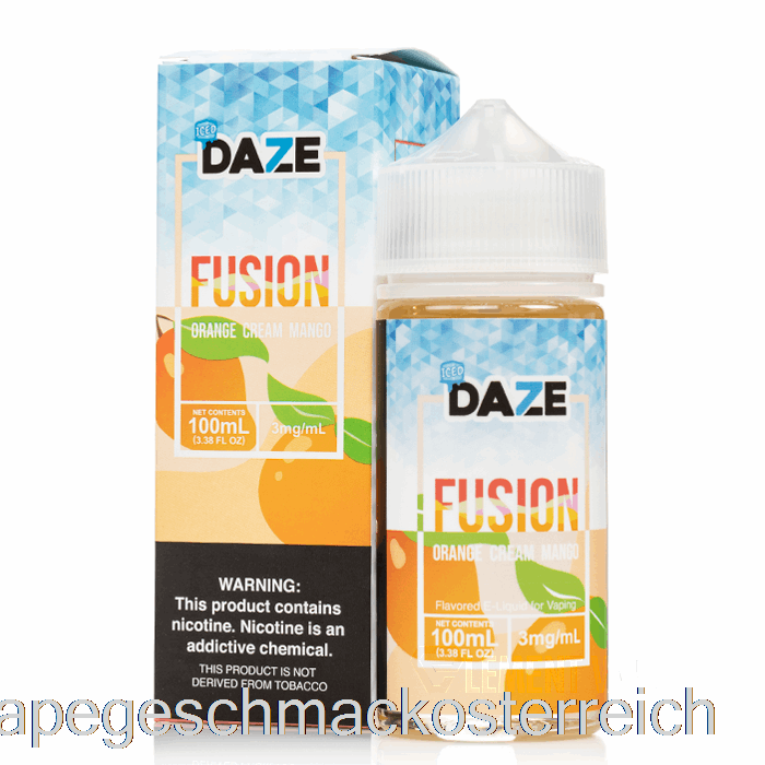 Iced Orange Cream Mango – 7 Daze Fusion – 100 Ml, 6 Mg Vape-Geschmack